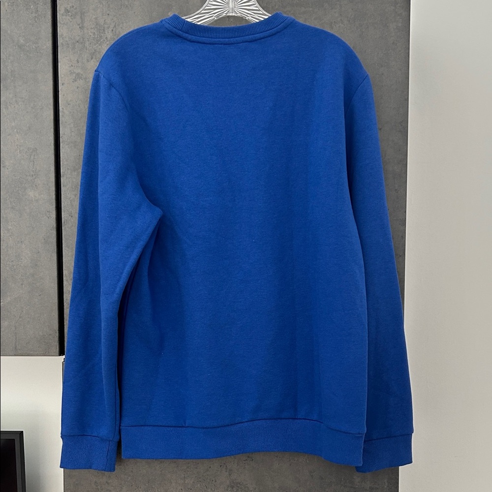 Calvin Klein Royal Blue Crewneck Sweater Men’s Sz M Casual Cozy Unisex Cotton - Picture 5 of 10